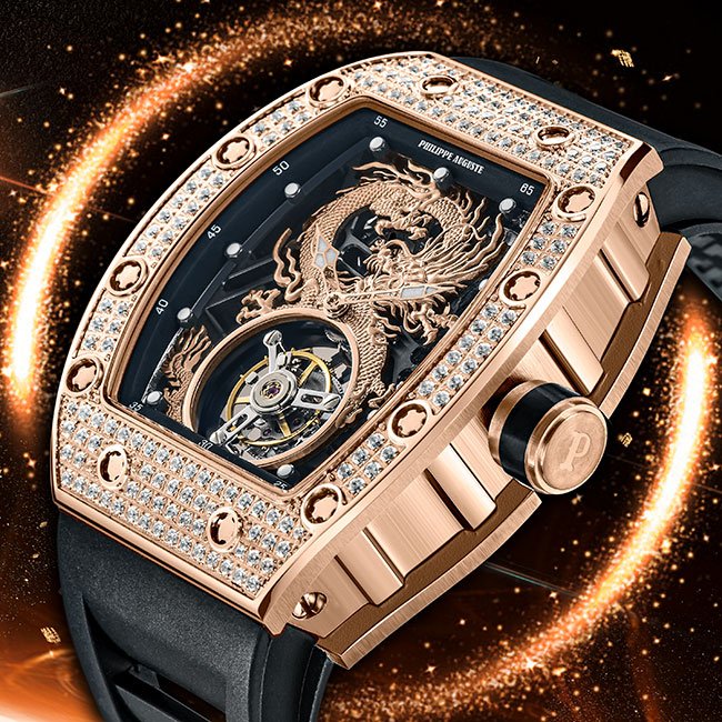 Đồng hồ Philippe Auguste Tourbillon PA8668RG Limited